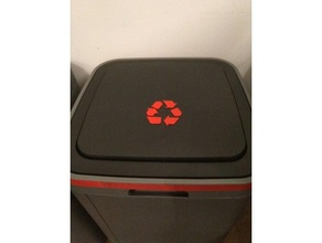 reciclaje signo los contenedores 3d print model - Mito3D