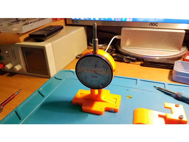 dial indicador titular as ferramentas comparador de montagem 3D print model - Mito3D