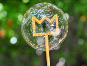 la couronne de bulle baguette jouets & accessoires jeux magique les enfants des d'été jouet 3d print model - Mito3D