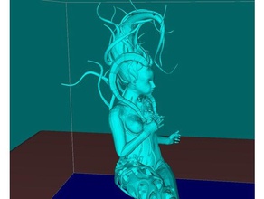 mal dríade criaturas demônio diabo dlp dnd em miniatura do fdm a figura penandpapper escultura sla estátua 3d print model - Mito3D