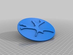 Natürliche Seestern Runde 3d-drucken 3d print model - Mito3D