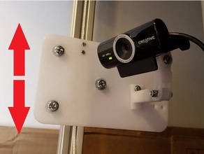cam elevador Impressora 3d de peças aufzug titular halter kamera monitoramento z achse eixo-z 3d print model - Mito3D