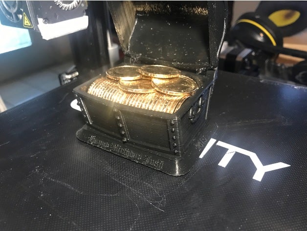 treasure chest 3D print model - Mito3D