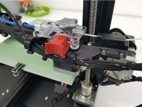 lerdge filament-sensor montieren 3d Drucker Zubehör creality cr-10 ender 3 ezout filament 3d print model - Mito3D