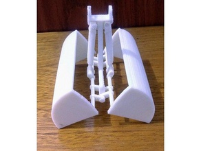 clamshell grab engineering 3d print model - Mito3D