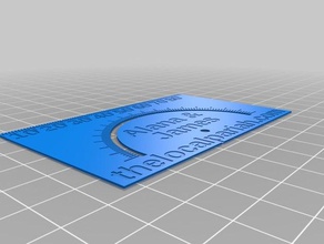localp1business card customized 3d print model - Mito3D