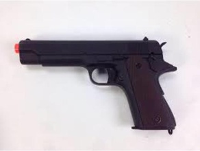 airsoft susturucu sima 1911 aep cm123 oyuncaklar ve oyunlar aksesuarları silah tabanca oyuncak 3d print model - Mito3D