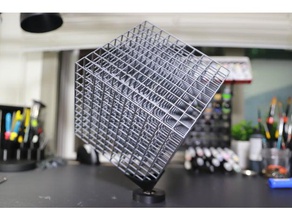 lattice cube buildings & structures 3d print model - Mito3D