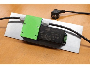 iyi ırm-60 izolasyon strainrelief schutzisolierung zugentlastung demek elektronik kablo bezleri freecad yarattı elektrik güvenliği Alman yalıtım meanwell güç kabartma zorlanma terminal şerit 3d print model - Mito3D