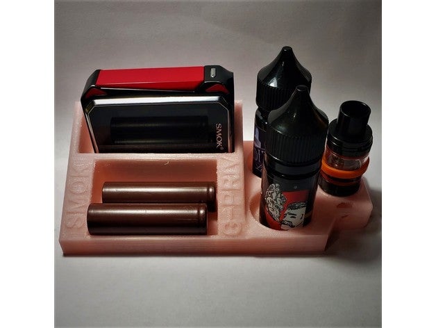 smok g-priv base out coiling tool 3d printing ecig ecigarette e-cig vaping g priv vape coil mod stand station 3D print model - Mito3D