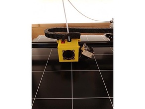 anycubic quirón cabezal de impresión directa montaje del ventilador Impresora 3d las piezas el fanmount la actualización 3d print model - Mito3D