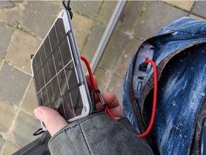 solar-Batterie-Ladegerät-Fall gadgets 3d print model - Mito3D