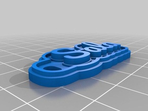 sala Anahtarlık özelleştirilmiş 3d print model - Mito3D