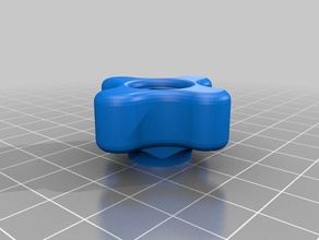 m6 bolt nut knob parts customized 3d print model - Mito3D