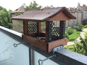 bird feeder pigeon protector outdoor & garden birdfeeder pidgeon protection 3d print model - Mito3D
