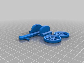 playmobil kanone wagen brinquedos & games 3d print model - Mito3D