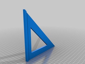 conjunto de la plaza herramientas 45 grados herramienta mano medida medición a derecha el ángulo 3d print model - Mito3D