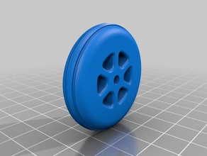 rc plane wheel 3d printing 3d print model - Mito3D