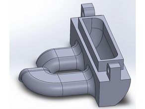 ender 3 Lüfter etwas modifiziert besseren Luftstrom 3d Drucker Zubehör - creality fan vent 3d print model - Mito3D
