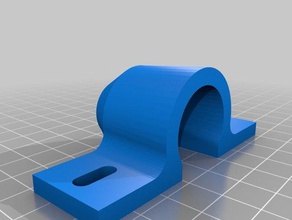 garden umbrella wall mount 3d printing holder 3d print model - Mito3D