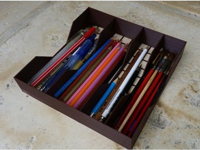 storagebox lápices de 20x20 cm organización 3d print model - Mito3D