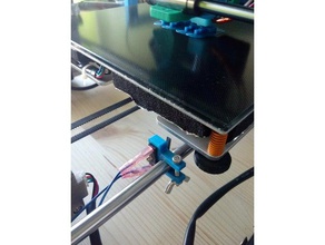adjustable x y endstop 8mm rods 3d printer parts y-endstop 3d print model - Mito3D