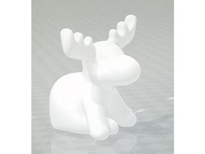 maurice alce animais bonito figurine 3d print model - Mito3D