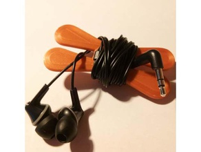earphones holder electronics 3d print model - Mito3D