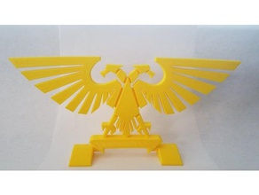 imperial aquila stand juegos eagle rpg símbolo juego de video warhammer 3d print model - Mito3D