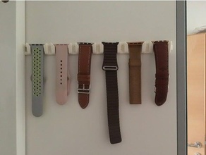 apple watch band holder small version organization 3d print model - Mito3D