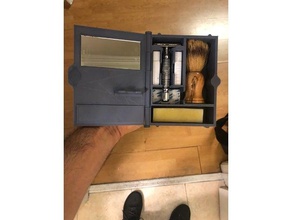 shaving safety razor box bathroom 3d print model - Mito3D