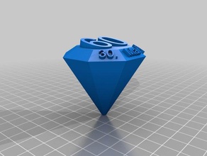 diamant-Hochzeit Schmuck 3d print model - Mito3D