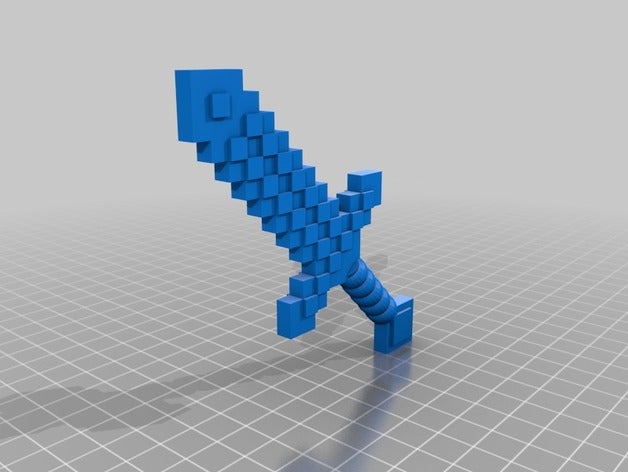 minecraft lego kılıç oyuncaklar ve oyunlar 3D print model - Mito3D