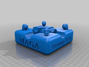 trump cenicero La impresión en 3d donald 3d print model - Mito3D