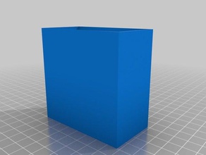 minha personalizado a qualquer tamanho de caixa recipientes 3d print model - Mito3D