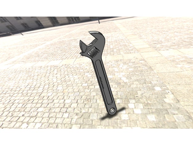 3d printed diy wrench hand tools adjustable spanner hex 3D print model - Mito3D