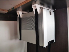 ncase m1 sous le bureau-cintre ordinateur de montage cintre underdesk 3d print model - Mito3D