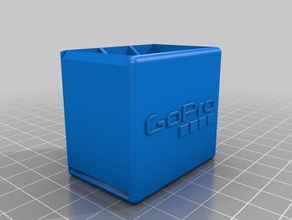 gopro 3 compartimento da pilha câmera 3d print model - Mito3D