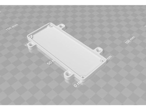resistor de placa 9999999r - tampa inferior fixação eletrônica década caixa 3d print model - Mito3D