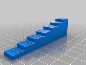my customized step block thickness gauge engineering 3d print model - Mito3D