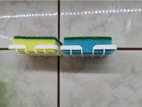 cesta de la esponja cocina y comedor escurridor titular 3d print model - Mito3D