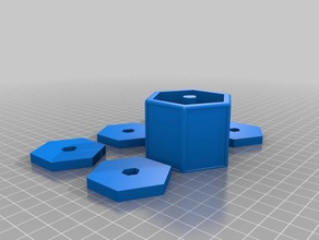 interner stacking-board-Spiel-Stück Spielzeug & game Zubehör 3d print model - Mito3D