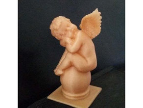 poco eros florero criaturas amur ángel niño dlp fdm francia renesance escultura sla la estatua steampunk 3d print model - Mito3D
