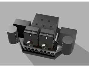 e3d quimera radial duto do ventilador Impressora 3d acessórios 40mm fã clone hotend 3d print model - Mito3D