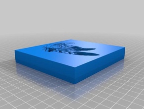 eagle art 3d print model - Mito3D