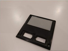 glow plot clock - printed insert electronics 3d print model - Mito3D