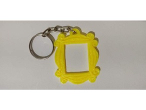 friends frame keychain 3d printing keychains 3d print model - Mito3D