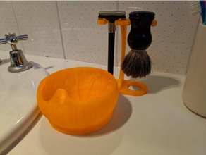 ultimate shaving bowl bathroom 3d print model - Mito3D