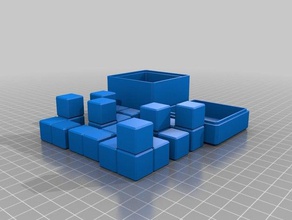 soma qube caixa quebra-cabeças 3d print model - Mito3D