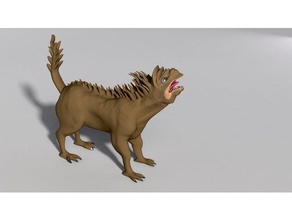 hybrid beast 9 sculptures animal boardgames creature decor game board gameboard sculpture 3d print model - Mito3D